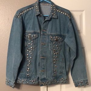 Carmar studded denim jacket